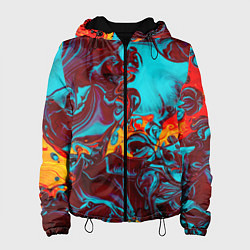 Куртка с капюшоном женская Каляка-маляка, цвет: 3D-черный