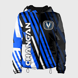 Куртка с капюшоном женская CHANGAN - ЛИНИИ ЧАНГАН, цвет: 3D-черный