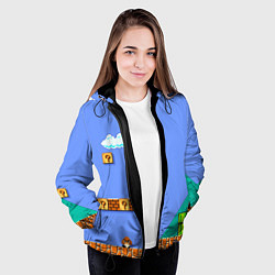 Куртка с капюшоном женская Марио дизайн, цвет: 3D-черный — фото 2