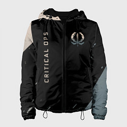 Куртка с капюшоном женская CRITICAL OPS C-OPS, цвет: 3D-черный