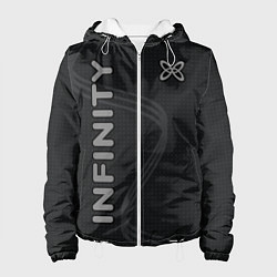 Куртка с капюшоном женская Infinity бесконечность, цвет: 3D-белый