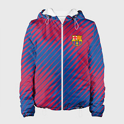 Женская куртка Fc barcelona барселона fc абстракция