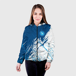 Куртка с капюшоном женская Napoli краска, цвет: 3D-черный — фото 2