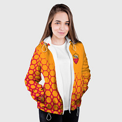 Куртка с капюшоном женская Рома соты, цвет: 3D-белый — фото 2