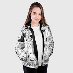 Куртка с капюшоном женская Tokyo Revengers паттерн, цвет: 3D-черный — фото 2