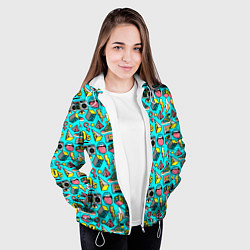 Куртка с капюшоном женская THE NINETIES, цвет: 3D-белый — фото 2