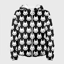 Куртка с капюшоном женская Stray Pattern, цвет: 3D-белый