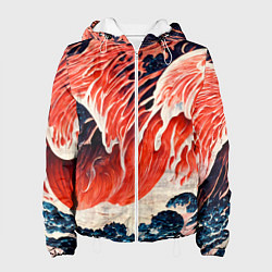 Женская куртка Великая красная волна