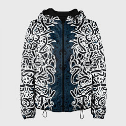 Куртка с капюшоном женская Белый шум, цвет: 3D-черный