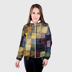 Куртка с капюшоном женская Древний звук картина Пауль Клее, 1925, цвет: 3D-белый — фото 2