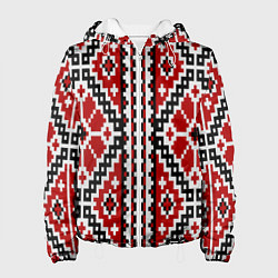Женская куртка Вышивка геометрический узор крест