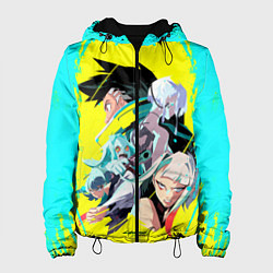 Куртка с капюшоном женская Команда раннеров, цвет: 3D-черный