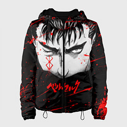 Куртка с капюшоном женская BERSERK ГАТС, цвет: 3D-черный
