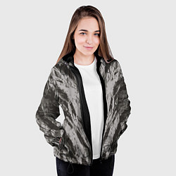 Куртка с капюшоном женская Asgards rock, цвет: 3D-черный — фото 2