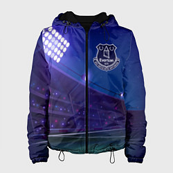 Куртка с капюшоном женская Everton ночное поле, цвет: 3D-черный