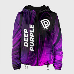 Куртка с капюшоном женская Deep Purple violet plasma, цвет: 3D-черный