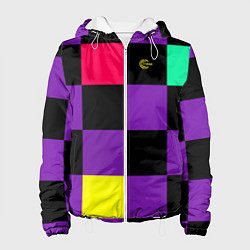 Куртка с капюшоном женская FIRM прямо из 80х, цвет: 3D-белый