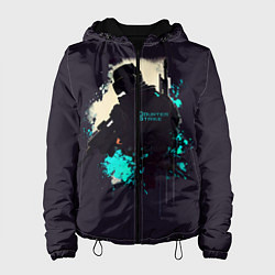 Куртка с капюшоном женская CS GO Art, цвет: 3D-черный