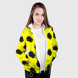 Куртка с капюшоном женская Кротовуха, цвет: 3D-белый — фото 2