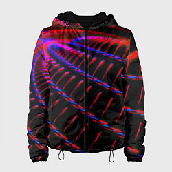 Женская куртка Geometry neon texture