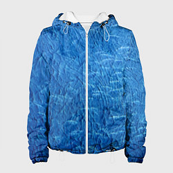 Куртка с капюшоном женская Абстрактный паттерн, цвет: 3D-белый