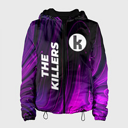 Куртка с капюшоном женская The Killers violet plasma, цвет: 3D-черный