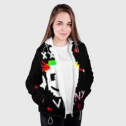 Куртка с капюшоном женская Белая Смерть, цвет: 3D-белый — фото 2