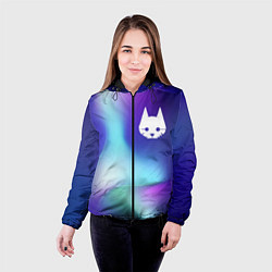 Куртка с капюшоном женская Stray northern cold, цвет: 3D-черный — фото 2