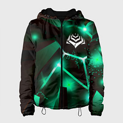 Куртка с капюшоном женская Warframe разлом плит, цвет: 3D-черный