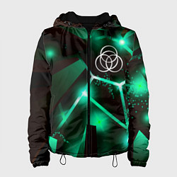 Куртка с капюшоном женская Elden Ring разлом плит, цвет: 3D-черный