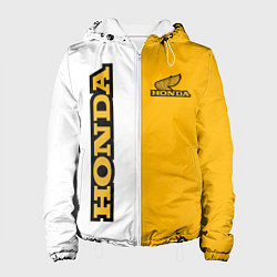 Куртка с капюшоном женская Honda sign, цвет: 3D-белый