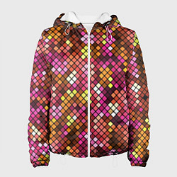 Куртка с капюшоном женская Disco style, цвет: 3D-белый