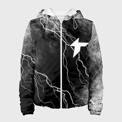 Куртка с капюшоном женская Thunder awaken молнии, цвет: 3D-белый