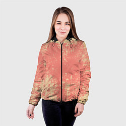 Куртка с капюшоном женская Crema pattern, цвет: 3D-черный — фото 2