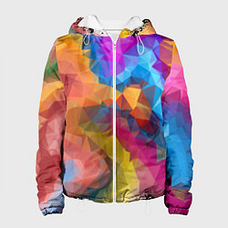 Куртка с капюшоном женская Super colors, цвет: 3D-белый