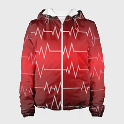 Куртка с капюшоном женская Pulse, цвет: 3D-белый