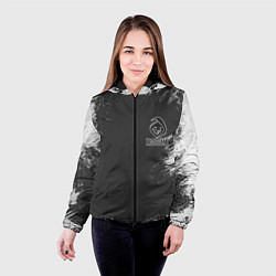 Куртка с капюшоном женская Rouge white, цвет: 3D-черный — фото 2