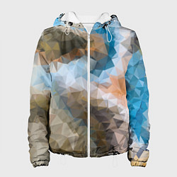 Куртка с капюшоном женская Spirit pattern, цвет: 3D-белый