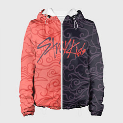 Куртка с капюшоном женская Strey Kids x Anime, цвет: 3D-белый