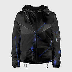Женская куртка Black geometry texture