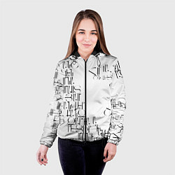 Куртка с капюшоном женская Армения моя писатель, цвет: 3D-черный — фото 2