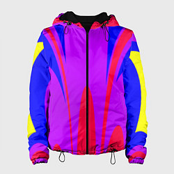 Женская куртка Яркий цветной мотив