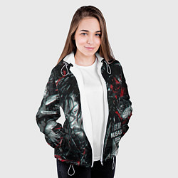 Куртка с капюшоном женская Vagabond Мусаси Миямото, цвет: 3D-белый — фото 2