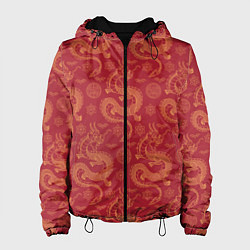 Женская куртка Dragon red pattern