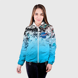 Куртка с капюшоном женская Nasa space, цвет: 3D-белый — фото 2