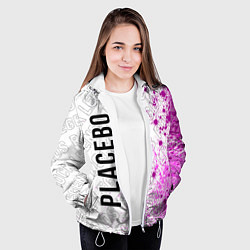 Куртка с капюшоном женская Placebo rock legends: по-вертикали, цвет: 3D-белый — фото 2