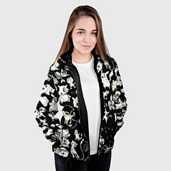 Куртка с капюшоном женская Пикачу и сборник аниме покемонов, цвет: 3D-черный — фото 2