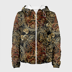 Женская куртка Золотые узоры пейсли