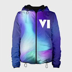 Куртка с капюшоном женская GTA 6 northern cold, цвет: 3D-черный