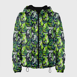 Куртка с капюшоном женская Three, цвет: 3D-черный